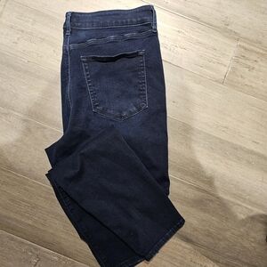 LOFT Women's Midnight Blue Skinny Jeans